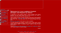 Desktop Screenshot of iloveleathers.com